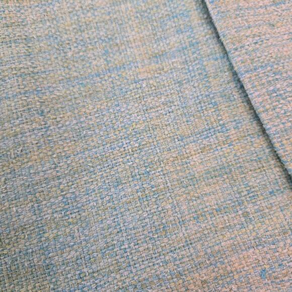 Pendleton Women's Vintage Silk Pleated Midi Skirt Light Blue Green Size 10 - Picture 10 of 10